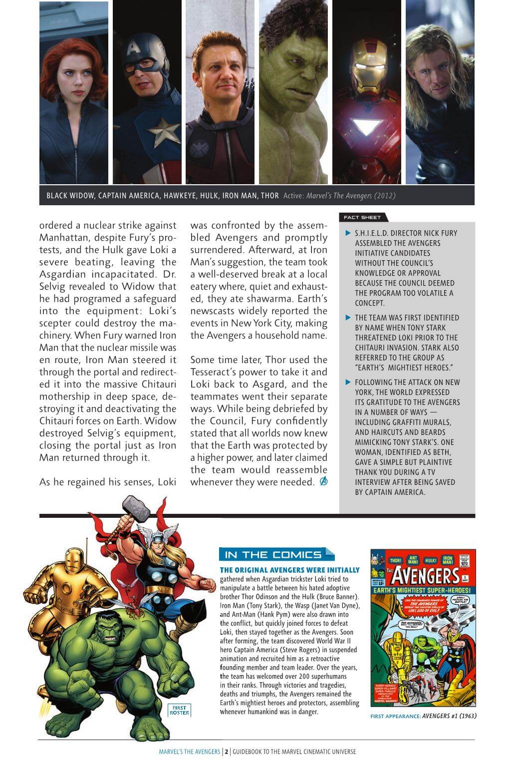 Preview Guidebook To The Marvel Cinematic Universe The Avengers All