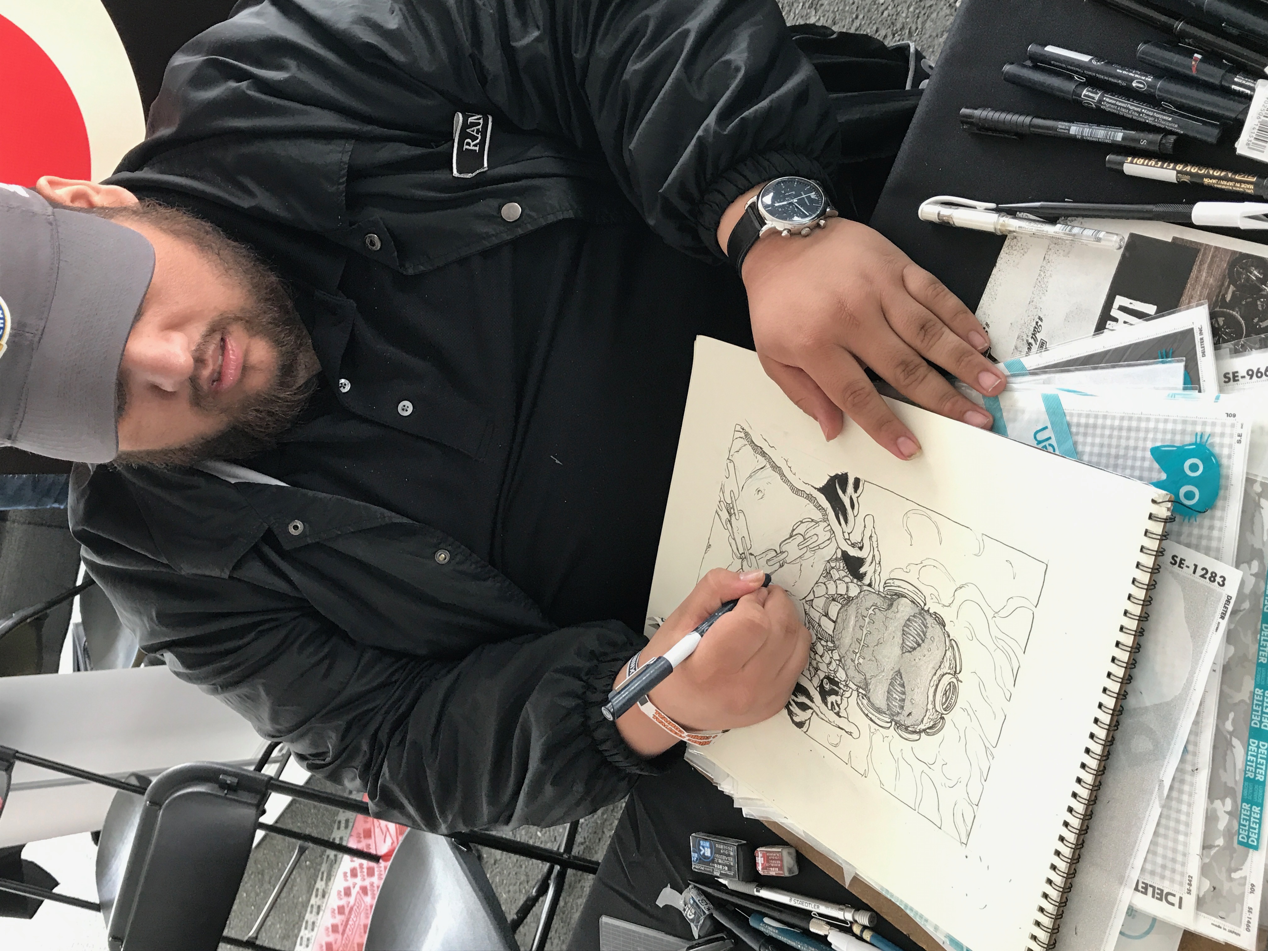 Ramon Villalobos Sketching